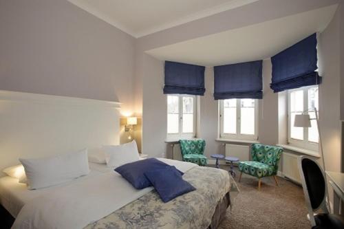巴斯歇斯特城堡酒店客房内的一张或多张床位