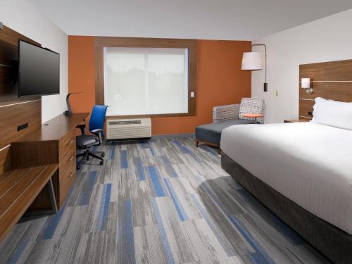 Holiday Inn Express & Suites Memphis Arpt Elvis Presley Blv, an IHG Hotel客房内的一张或多张床位