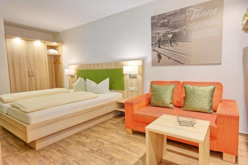 Hotel Garni Bergblick客房内的一张或多张床位