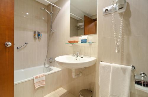 墨西哥PR酒店的一间浴室