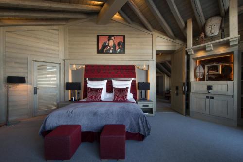 Hotel Le K2 Altitude客房内的一张或多张床位
