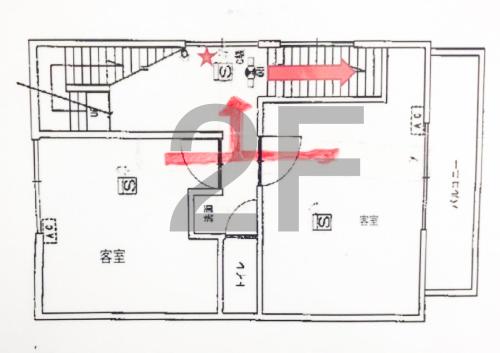 Osaka Nipponbashi Doutonbori Family House平面图