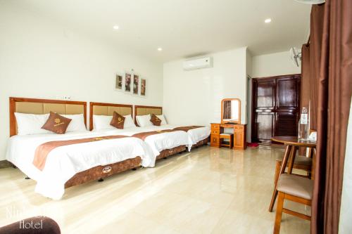 Ninh Chu 2 Hotel客房内的一张或多张床位