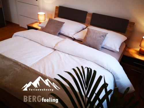 Ferienwohnungen Bergfeeling客房内的一张或多张床位