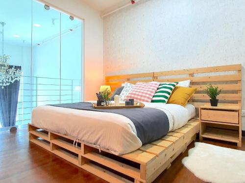 The Scott Garden Kuala Lumpur by BeeStay Management客房内的一张或多张床位