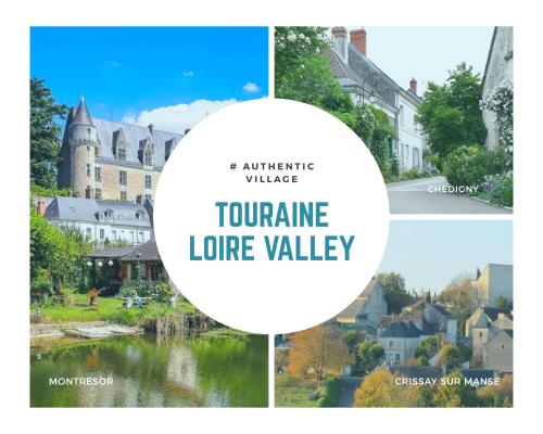 吕讷La Roche Bellevue的村庄和湖泊图片的拼贴