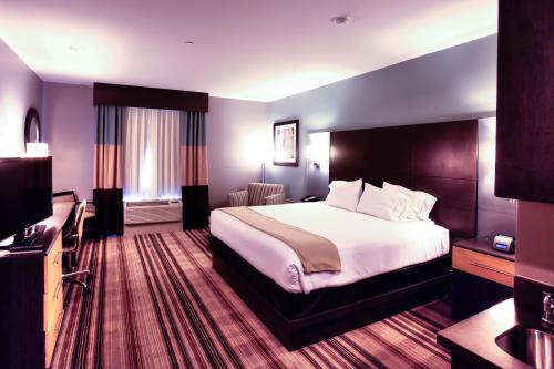 阿马里洛Holiday Inn Express & Suites Amarillo West, an IHG Hotel的酒店客房,配有床和电视