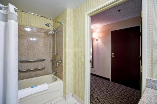 克里斯钦堡快捷假日&套房酒店的一间浴室