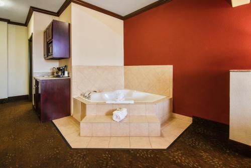 特雷尔智选假日套房酒店的一间浴室