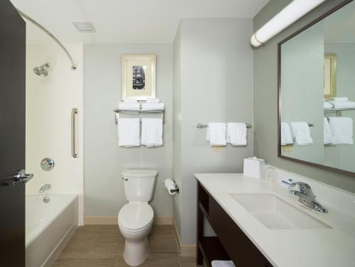 俄克拉荷马城市中心智选假日酒店 - 布里克的一间浴室