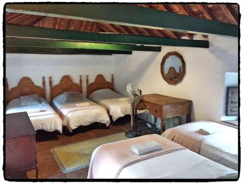 科尔蒂霍卡萨斯维耶佳斯乡村别墅客房内的一张或多张床位
