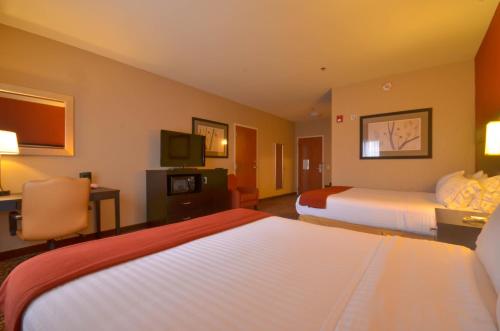 Holiday Inn Express & Suites Pine Bluff/Pines Mall, an IHG Hotel客房内的一张或多张床位