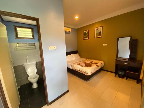 热浪岛德瑞姆巴酒店客房内的一张或多张床位