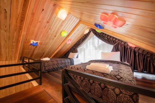 Mont Blanc Glamping Khao Yai客房内的一张或多张床位