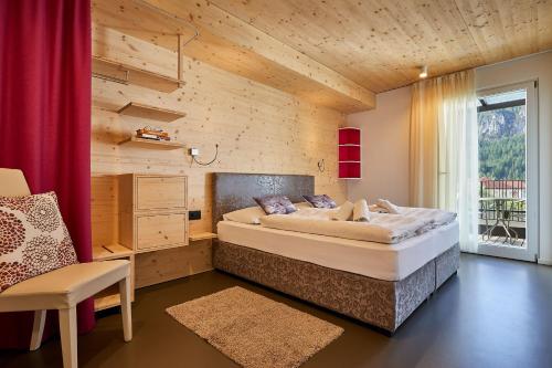 Alpin Relais B&B Villa Melisse客房内的一张或多张床位