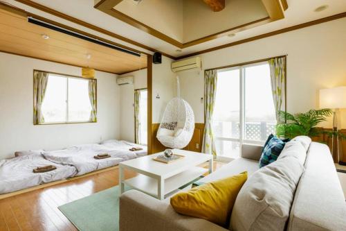 Beach House Villa Kashima的休息区