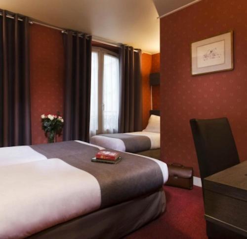 拉丁之家酒店客房内的一张或多张床位