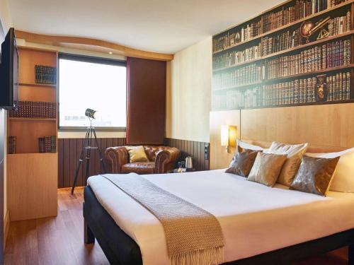 宜必思巴塞罗那中心酒店（圣家堂） 客房内的一张或多张床位