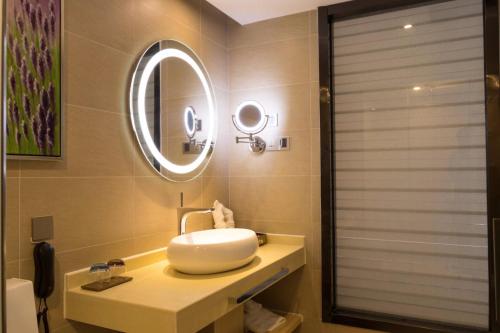 麗枫酒店·泸州佳乐世纪城店的一间浴室