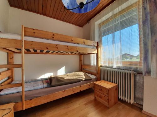 Landgasthof Waldesruh客房内的一张或多张双层床