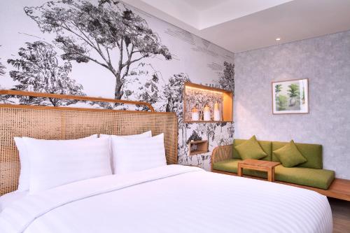 Mercure Tangerang BSD City客房内的一张或多张床位