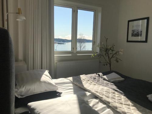 Sjövillan B&B客房内的一张或多张床位