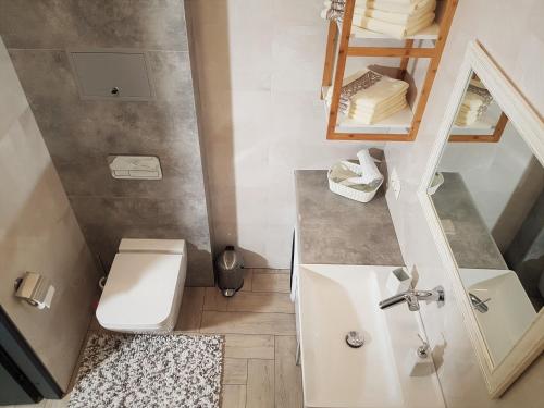 希奥利艾Apartment For You的一间带水槽和卫生间的小浴室