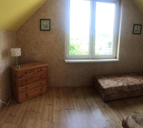 Pokoje w Rusinowie客房内的一张或多张床位