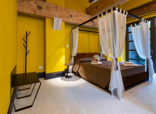 Residence Poli Venezia客房内的一张或多张床位
