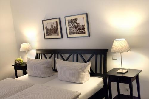 路易斯霍夫维尼斯费瑞纳公寓式酒店客房内的一张或多张床位