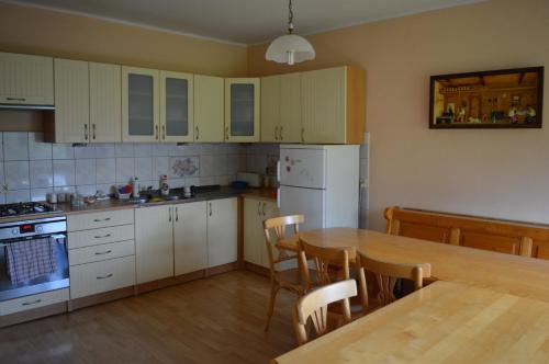 Agroturystyka Skałka的厨房或小厨房