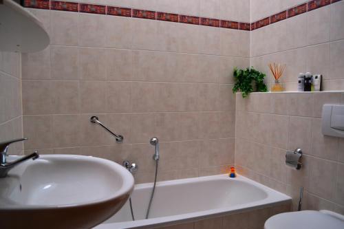 Kurpark Maisonnette Willingen的一间浴室