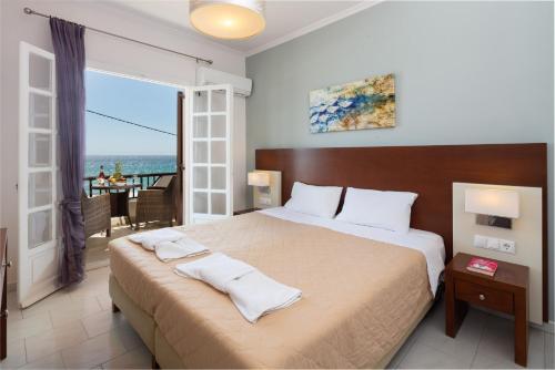 丹帝迪斯海边旅馆客房内的一张或多张床位