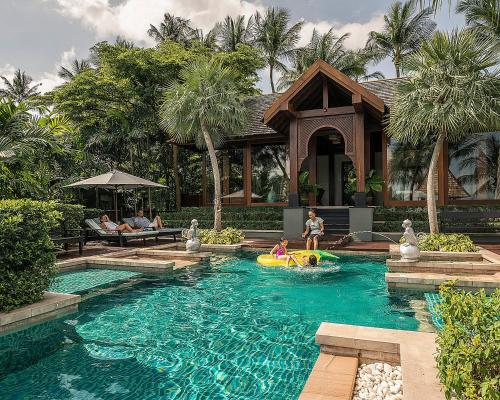 Four Seasons Resort Koh Samui内部或周边的泳池