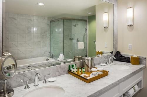 圣塔巴巴拉旅馆的一间浴室