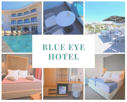 卡萨米尔Blue Eye Hotel的蓝色眼睛酒店照片的拼合