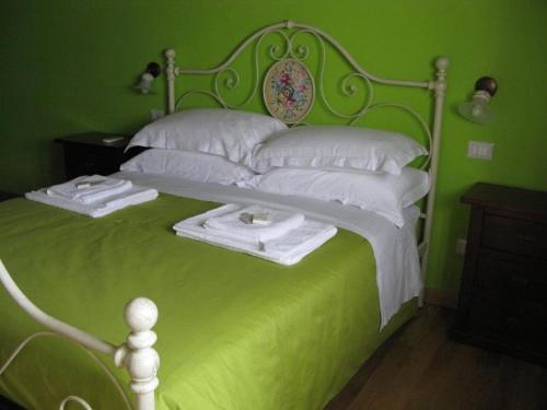 佩特拉玛拉农场酒店客房内的一张或多张床位