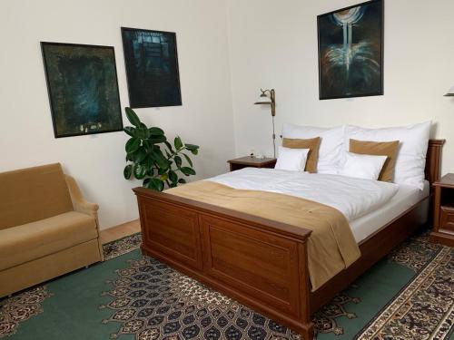 安提科索菲亚酒店客房内的一张或多张床位