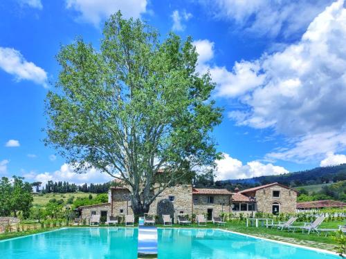 Agri Resort & SPA Le Colline del Paradiso内部或周边的泳池