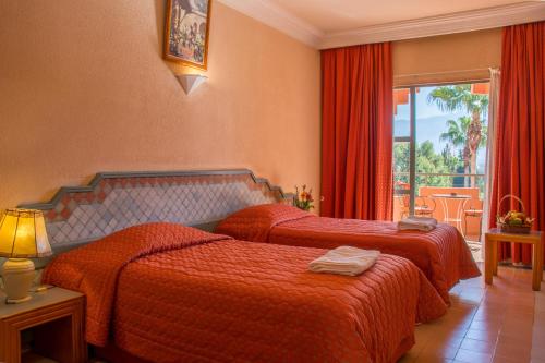 彻斯勒塔扎库特酒店客房内的一张或多张床位