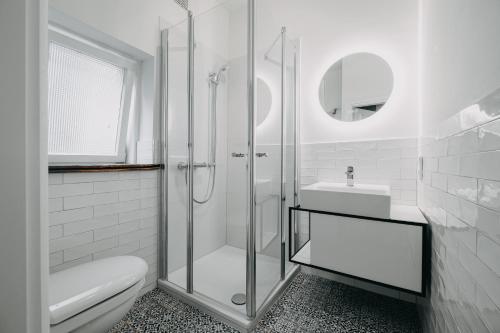 Hotel zum Heidkrug & Café Lil的一间浴室