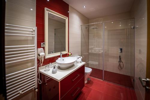 Quinta das Oliveiras Turismo Rural的一间浴室