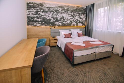 Hotel Salis客房内的一张或多张床位