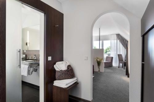 慕赫勒伽藤餐厅&酒店的一间浴室