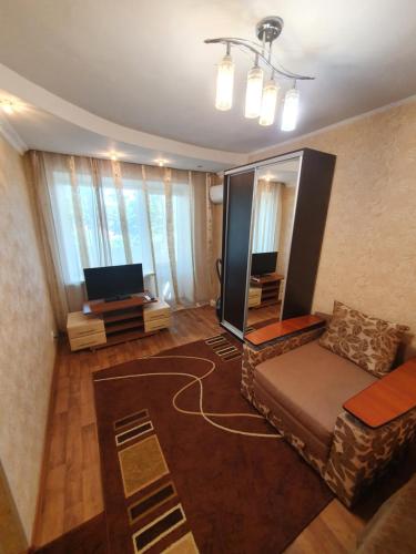 Apartment on Tarkovskogo 2的休息区