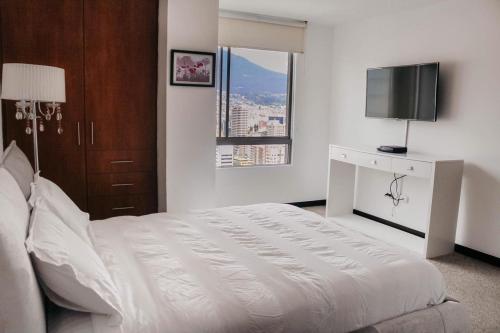 Olympus Apartments客房内的一张或多张床位