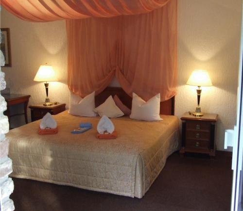 奥尔索耶霍夫酒店及餐厅客房内的一张或多张床位