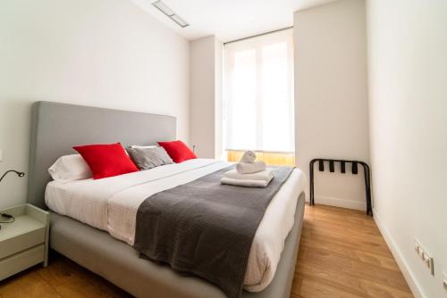 Morar Apartments Malasaña客房内的一张或多张床位