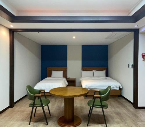 贝尼基亚代里姆酒店客房内的一张或多张床位