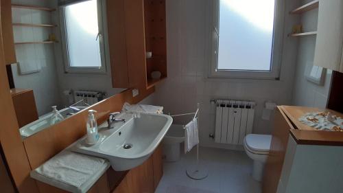 的里雅斯特Da Federico的一间带水槽和卫生间的浴室